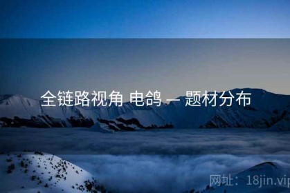 全链路视角 电鸽 — 题材分布