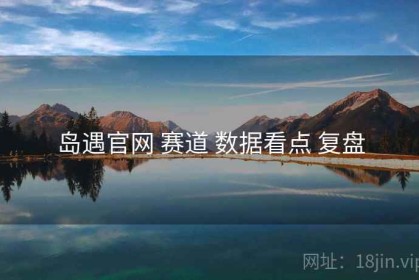 岛遇官网 赛道 数据看点 复盘