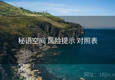 秘语空间 风险提示 对照表