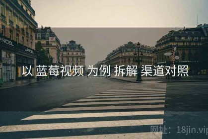 以 蓝莓视频 为例 拆解 渠道对照