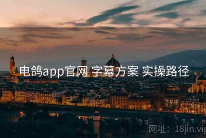 电鸽app官网 字幕方案 实操路径