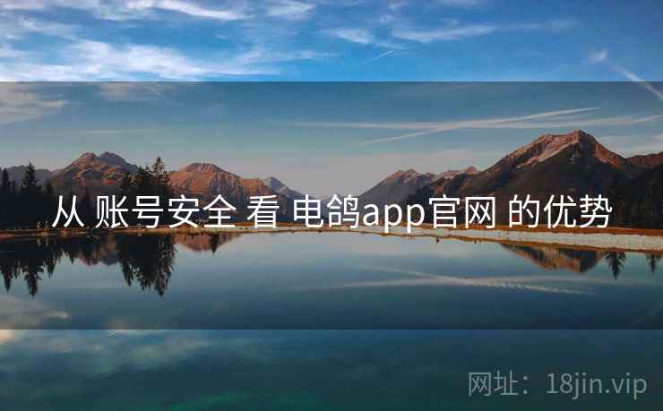 从 账号安全 看 电鸽app官网 的优势 从 账号安全 看 电鸽app官网 的优势
