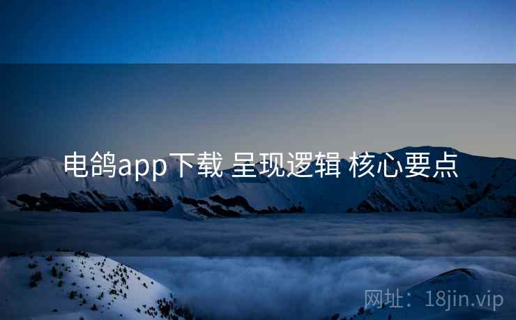 电鸽app下载 呈现逻辑 核心要点
